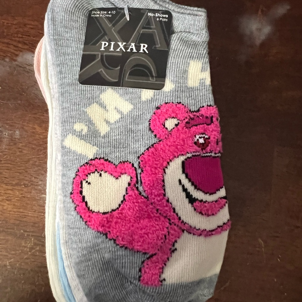 Disney Pixar no show women’s  Socks 2 pack bundle  (12 pairs)